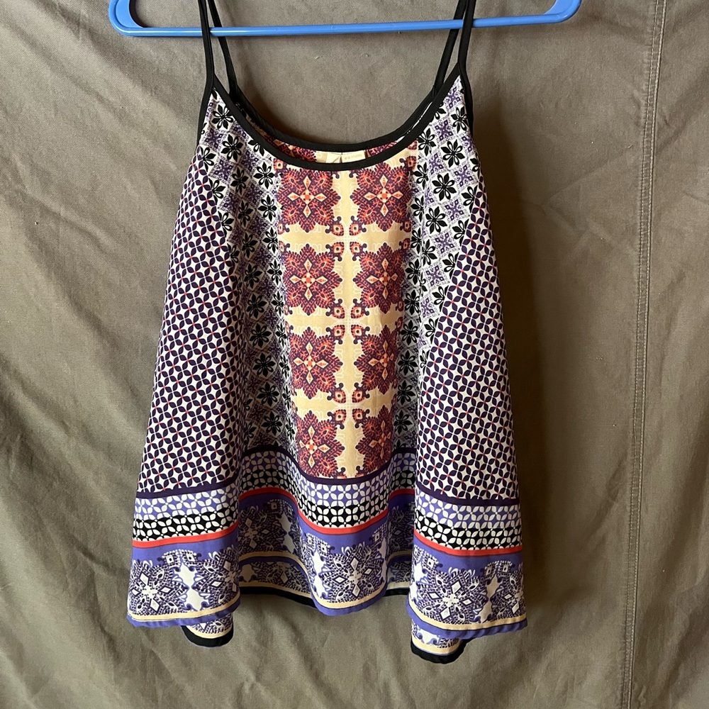 Flowy Patterned Top